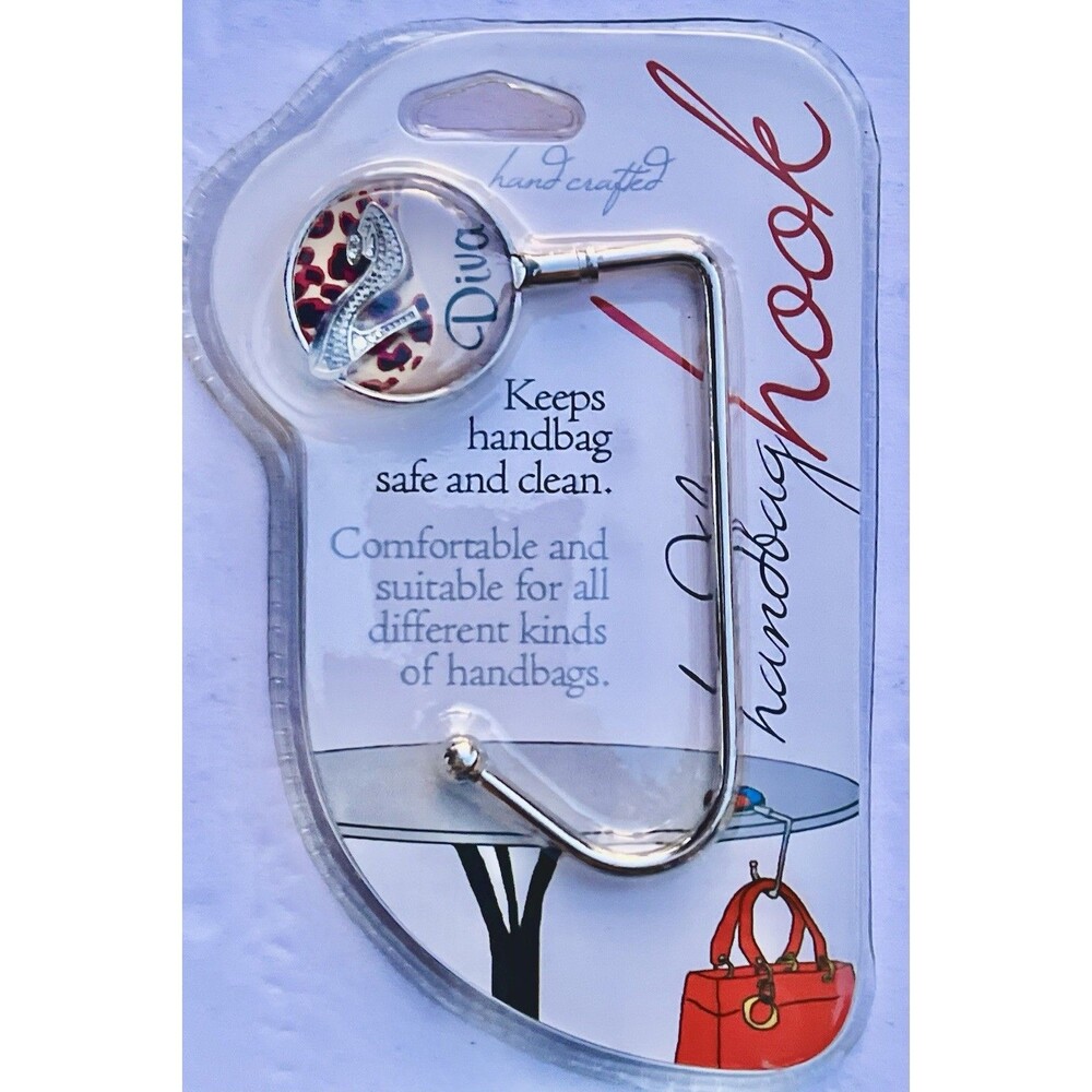 Vintage 2004 Diva Purse Hanger Rhinestone High Heel Y2K NIP Sealed Dead Stock